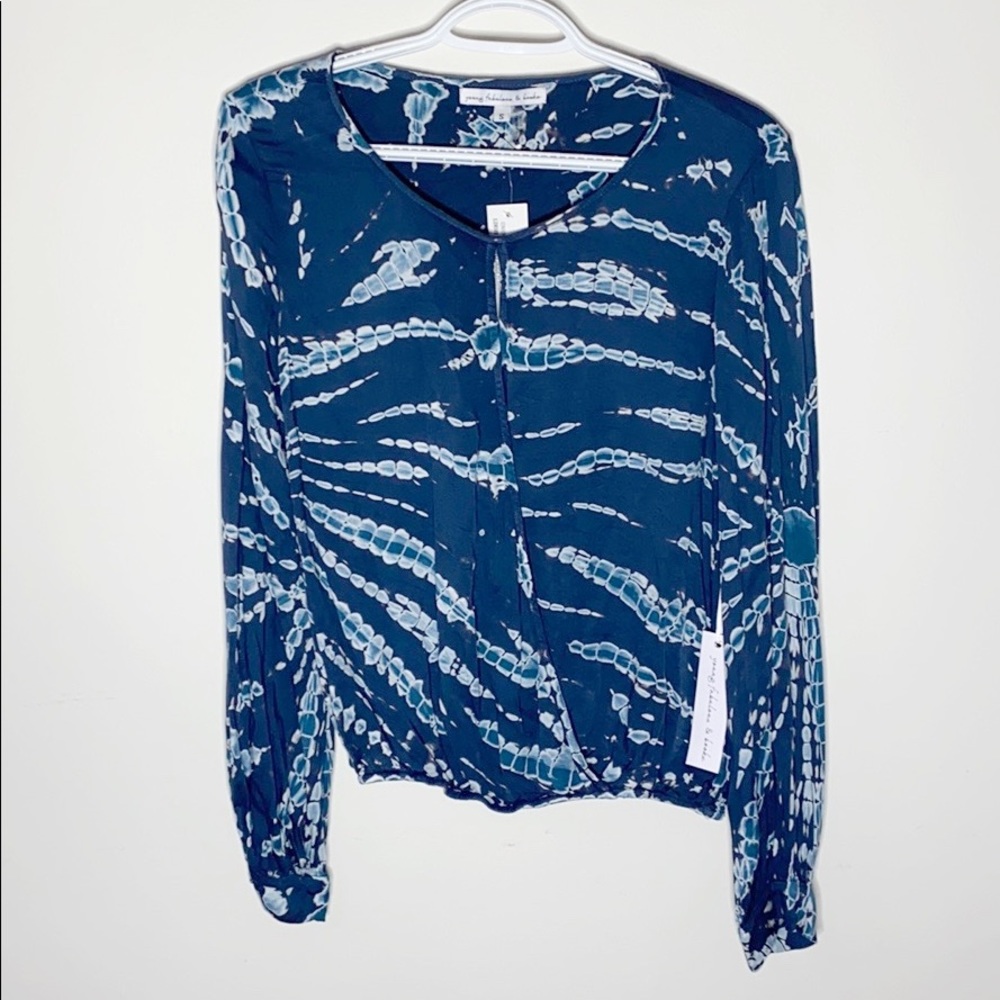 Young Fabulous & Broke tie dye Jayden blouse sz S